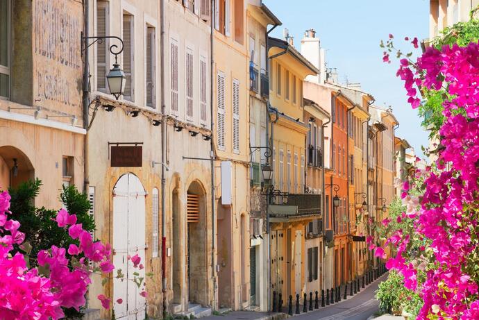 Die Altstadt Aix en Provence