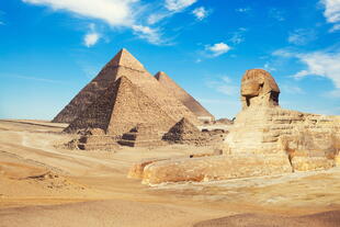 Sphinx und Pyramiden Gizeh Ägypten Sehenswürdigkeiten