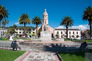 Stadtzentrum von Otavalo