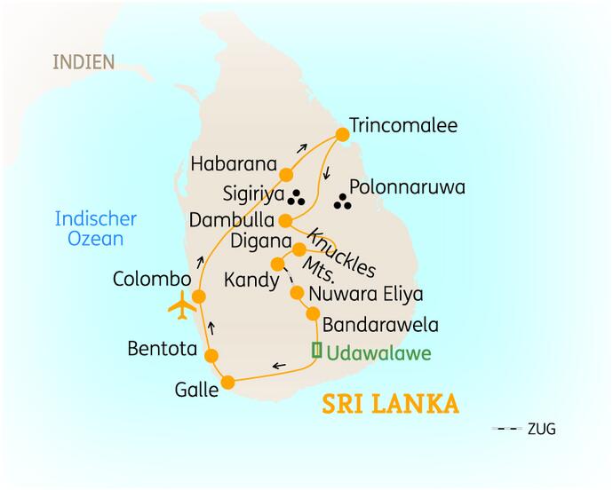 16 Tage Sri Lanka Rundreise Höhepunkte Ostküste 2020