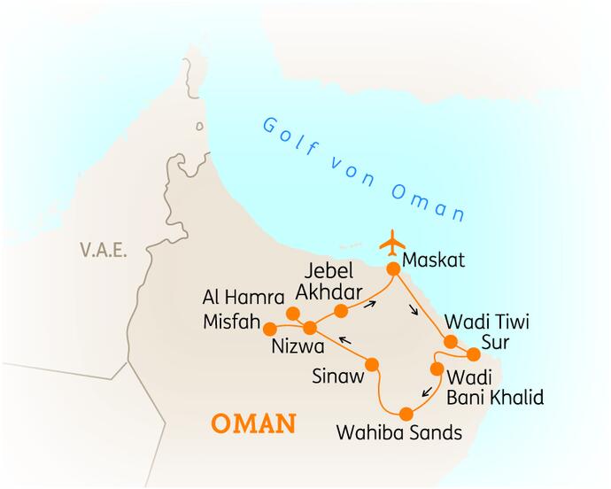 8 Tage Oman Rundreise Impressionen 