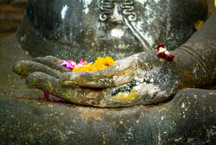 Hände Buddhas in Sukhotai