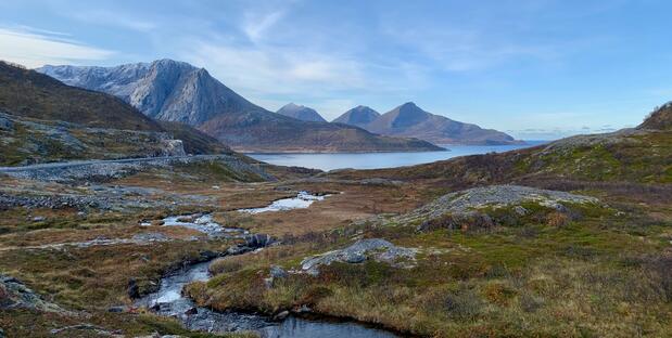 Landschaft bei Tromsø