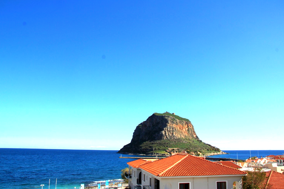 Blick vom Hotel