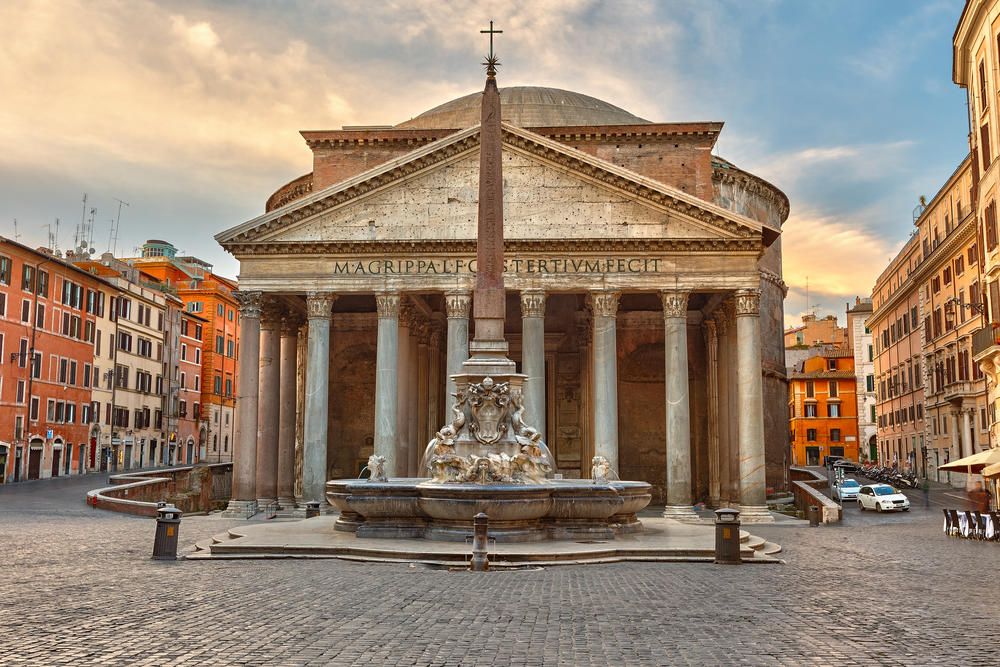 Pantheon Bauwerk Aus Der Antike