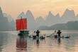 Fischerboote auf dem Li River
