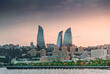 Sonnenuntergang über Baku