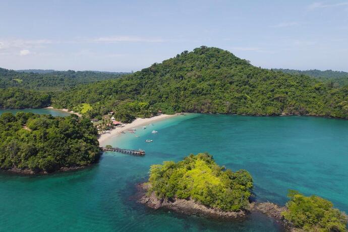 Blick auf den Coiba-Nationalpark
