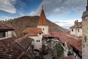 Innenansicht von Schloss Bran in Rumänien