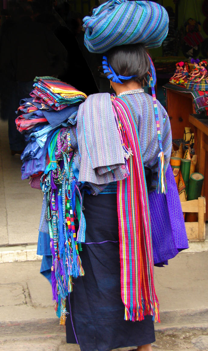 Maya-Frau am Markttag 