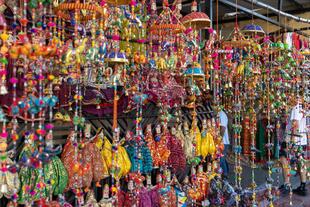 traditionelles Spielzeug auf dem Basar