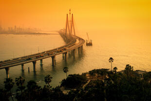 Bandra Worli Brücke bei Mumbai