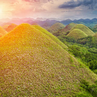 Chocolate Hills auf den Philippinen 