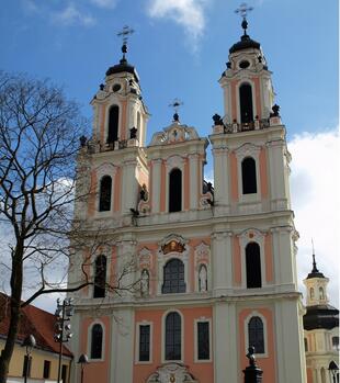 Kirche in Vilnius' Altstadt