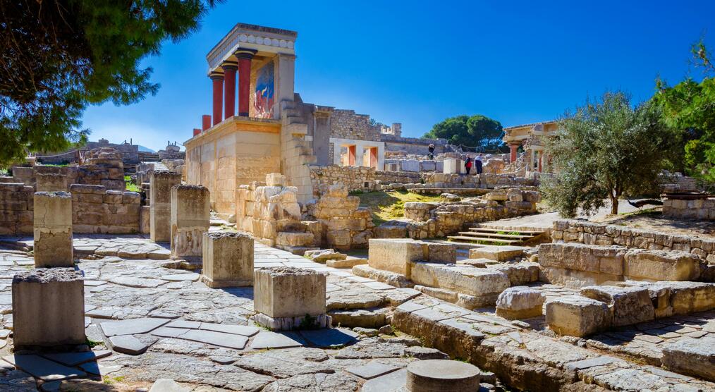 Palast Knossos Kreta Griechenland Reisen 