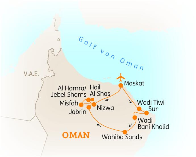 8 Tage Oman Rundreise mit Flair 2020 