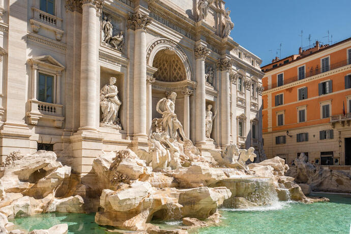 Trevi Brunnen in Rom