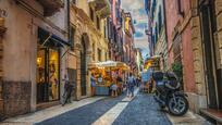 Gassen von der Altstadt von Verona 