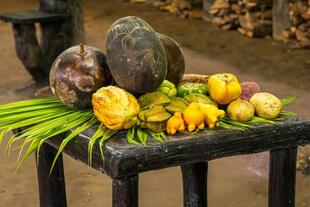 Obststand in Costa Rica