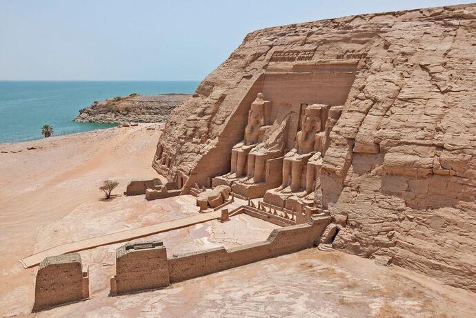 Eingang zum Tempel von Ramses II