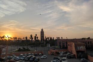 Sonnenuntergang in Marrakesch
