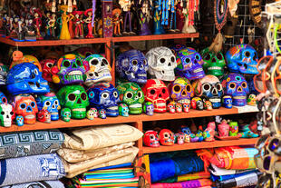 Bunte Souvenirs aus Mexiko