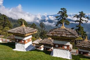 Dochu-La-Gebirgspass in Bhutan