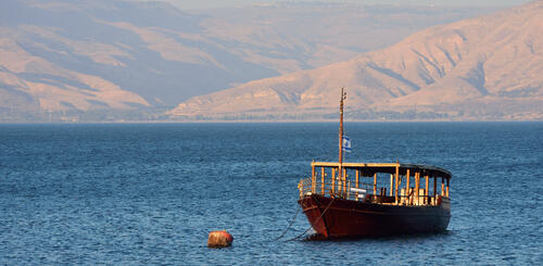 Bootsfahrt auf dem See Genezareth