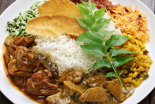 Reis- und Currygericht