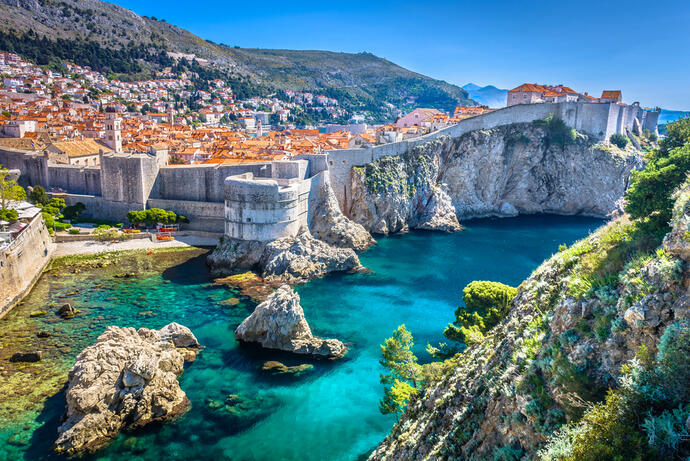 Dubrovnik mit Meer