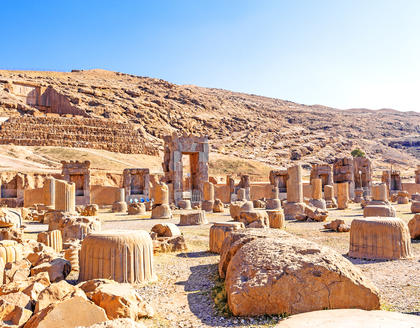 Ruinen in Persepolis