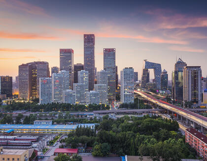 Skyline von Peking