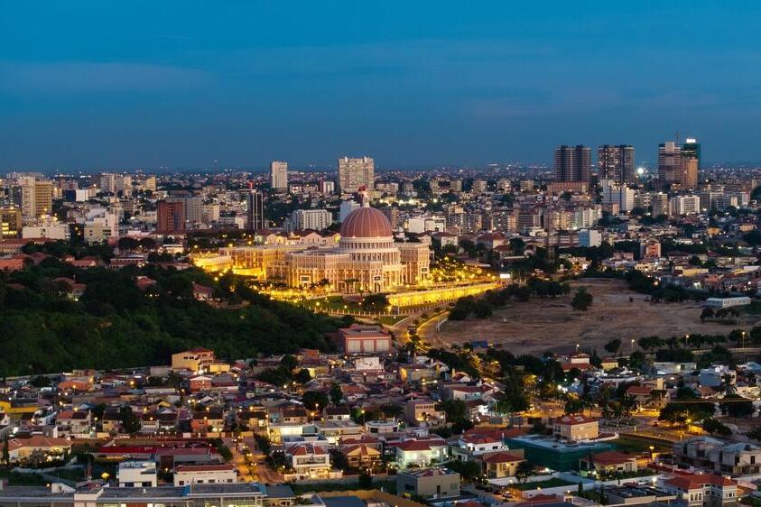 Blick auf Luanda