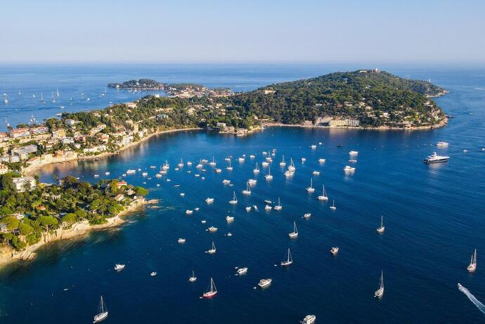 Der Cap Ferrat an der Côte d’Azur in Frankreich