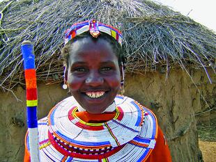 Frau der Massai