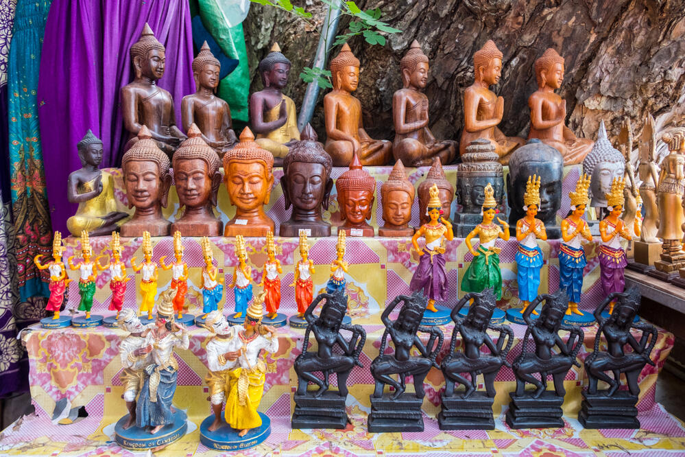 Souvenirstand in Siem Reap
