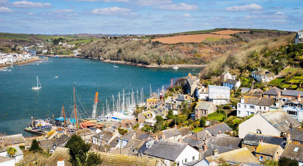 Blick auf Fowey