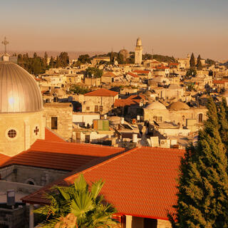 Sonnenuntergang in Jerusalem