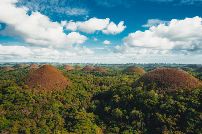 Chocolate Hills auf Bohol