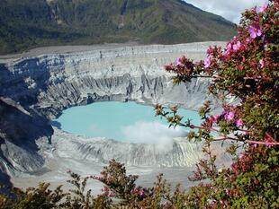 Krater des Poás Vulkan