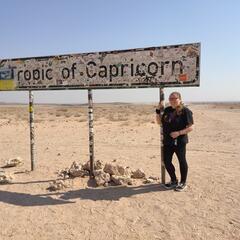 Bild von SKR-Mitarbeiterin Kerstin in Namibia