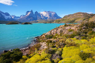 Seeblick im Nationalpark Torres del Paine