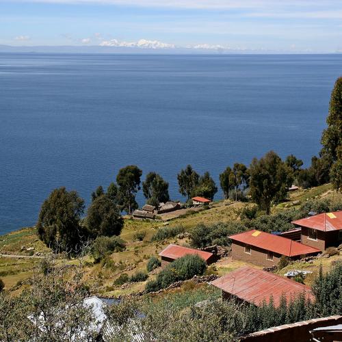 Blick auf den Titicacasee