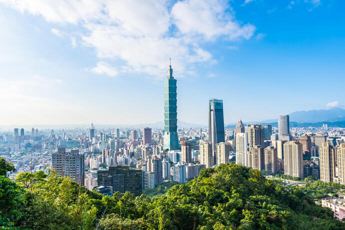 Skyline von Taipei