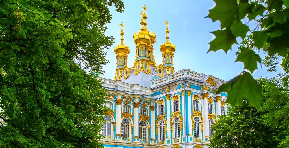 Katharinenpalast in St Petersburg bei Russland Reisen