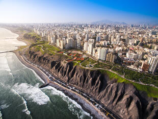 Lima an der Küste 