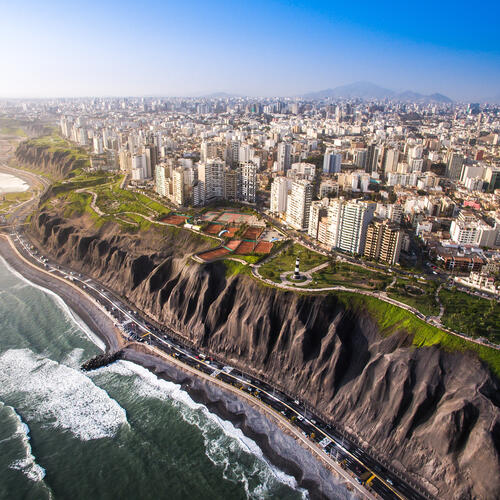 Lima an der Küste 