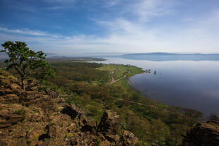 Blick auf den Nakuru-See