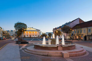 Rathausplatz in Vilnius 