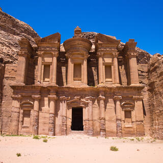 Antiker Tempel in Petra